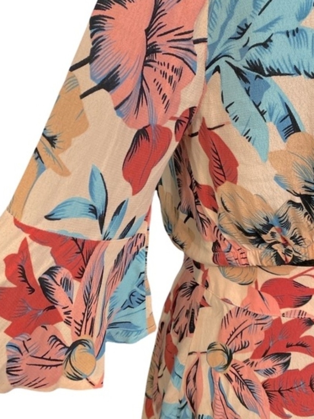 ๐๐ For Love And Lemons Floral Pink Tie-Front Mini Skirt And Top S So Cute! - Picture 9 of 10